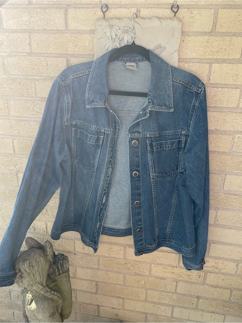High Sierra Blue Denim Jacket with Button Front
